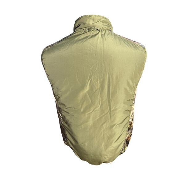 Mossy Oak Break Up Camo Reversible Vest Men Size M 3M Thinsulate Puffer Hunting - Picture 5 of 7